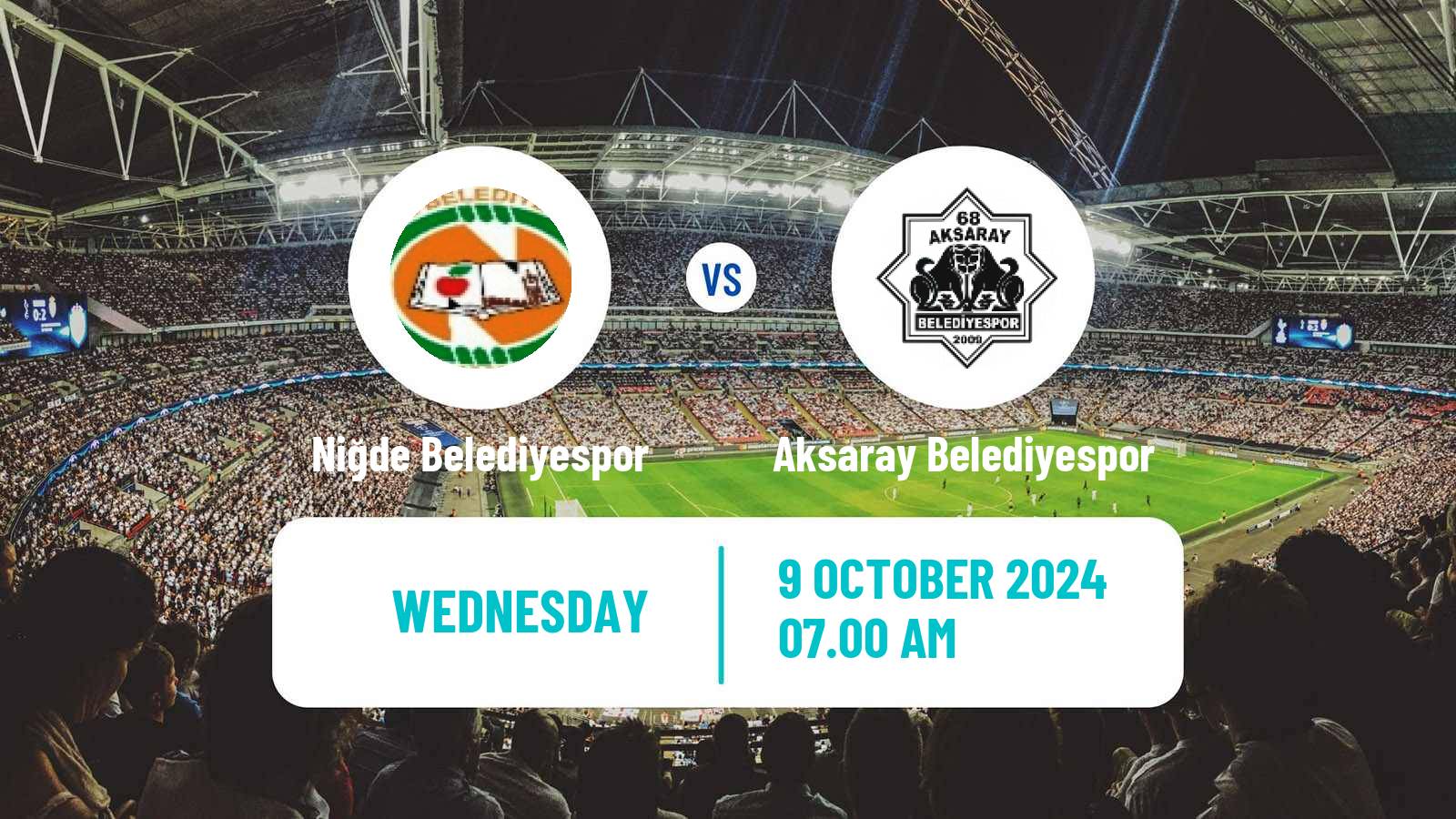 Soccer Turkish Cup Niğde Belediyespor - Aksaray Belediyespor