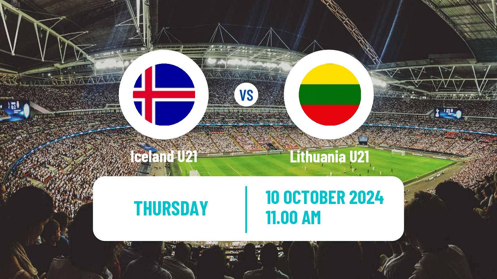 Soccer UEFA Euro U21 Iceland U21 - Lithuania U21