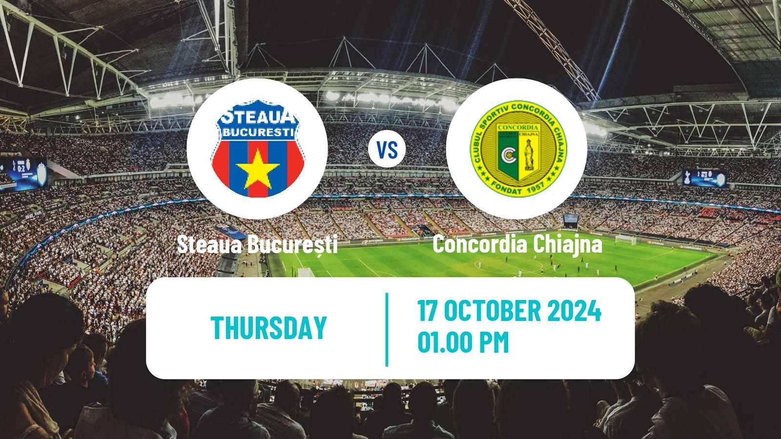 Soccer Romanian Division 2 Steaua București - Concordia Chiajna