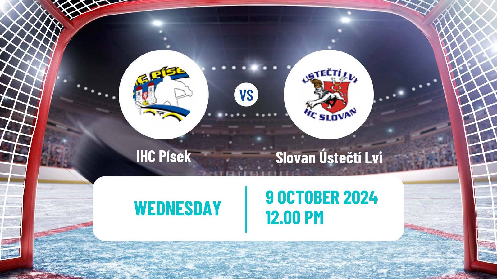 Hockey Czech 2 Liga Hockey West Písek - Slovan Ústečtí Lvi