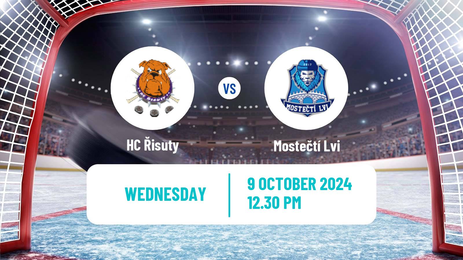 Hockey Czech 2 Liga Hockey West Řisuty - Mostečtí Lvi