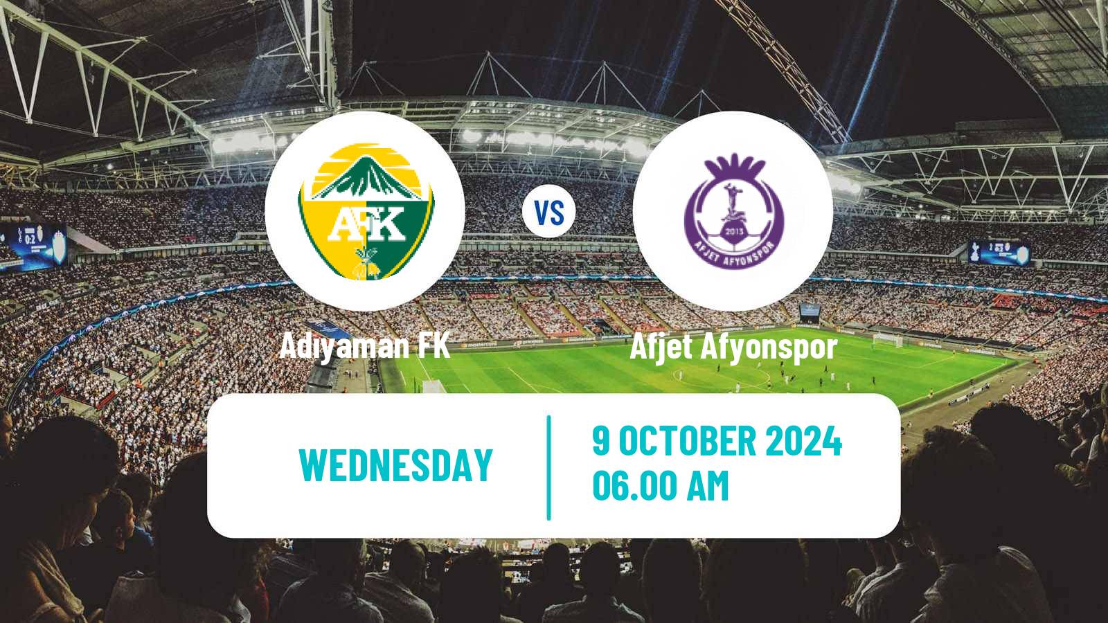 Soccer Turkish Cup Adıyaman - Afjet Afyonspor