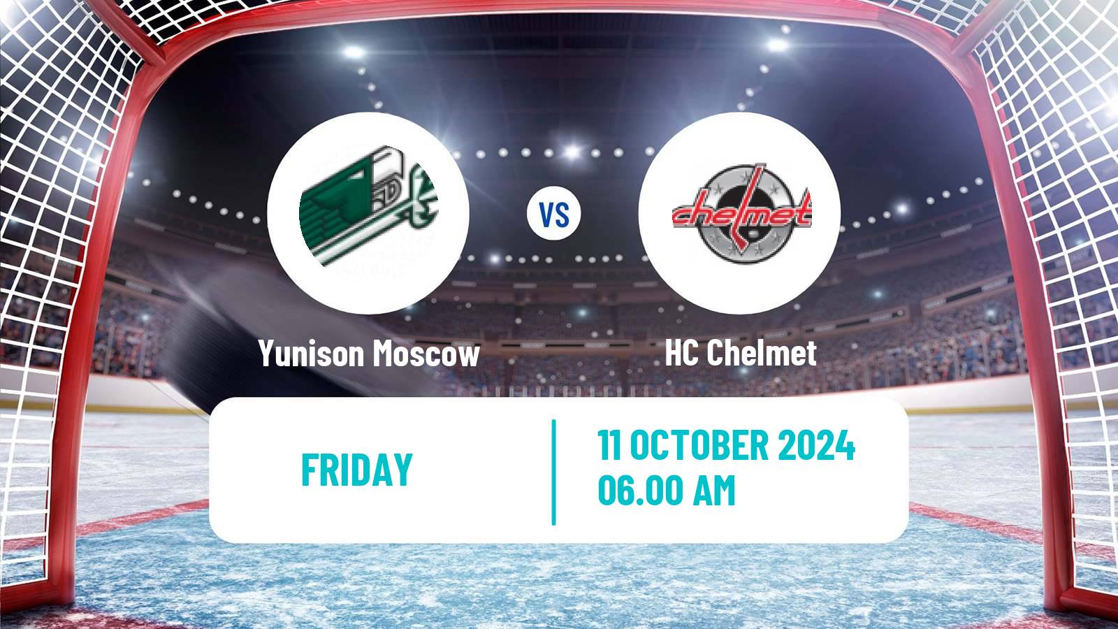 Hockey VHL Yunison Moscow - Chelmet