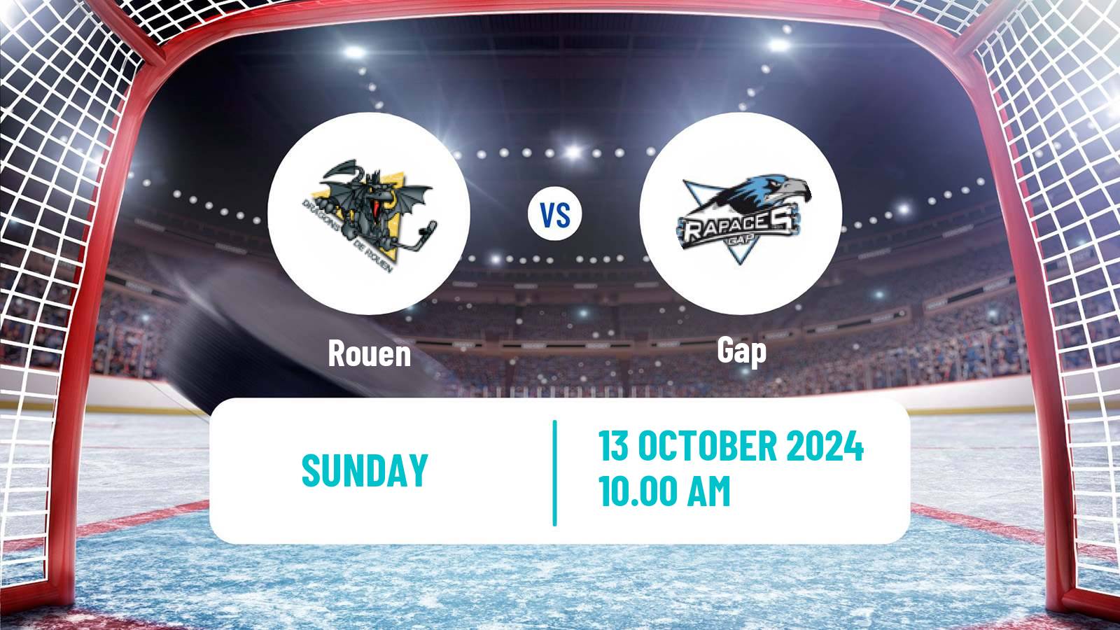 Hockey French Ligue Magnus Rouen - Gap