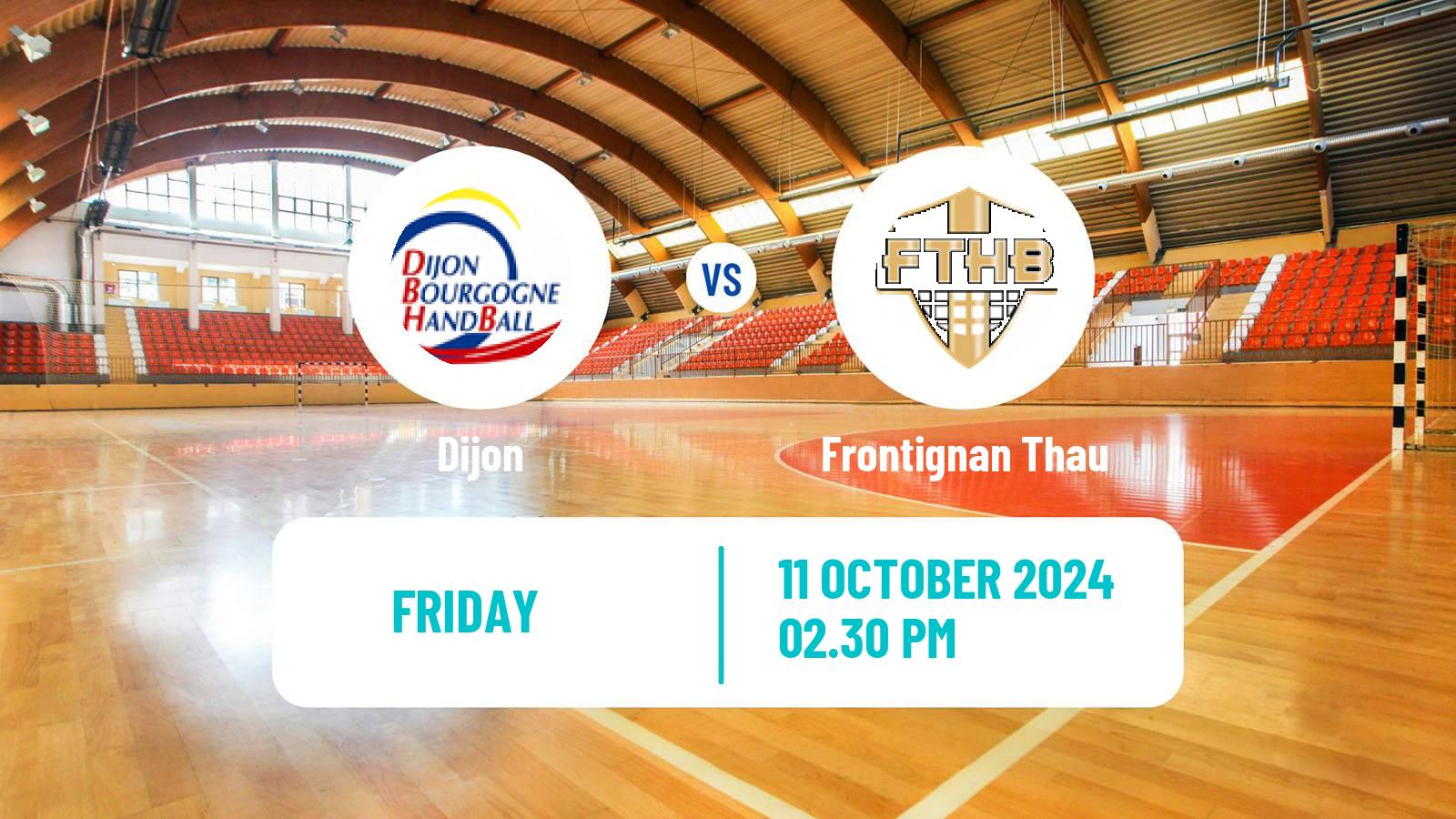 Handball French Proligue Handball Dijon - Frontignan Thau