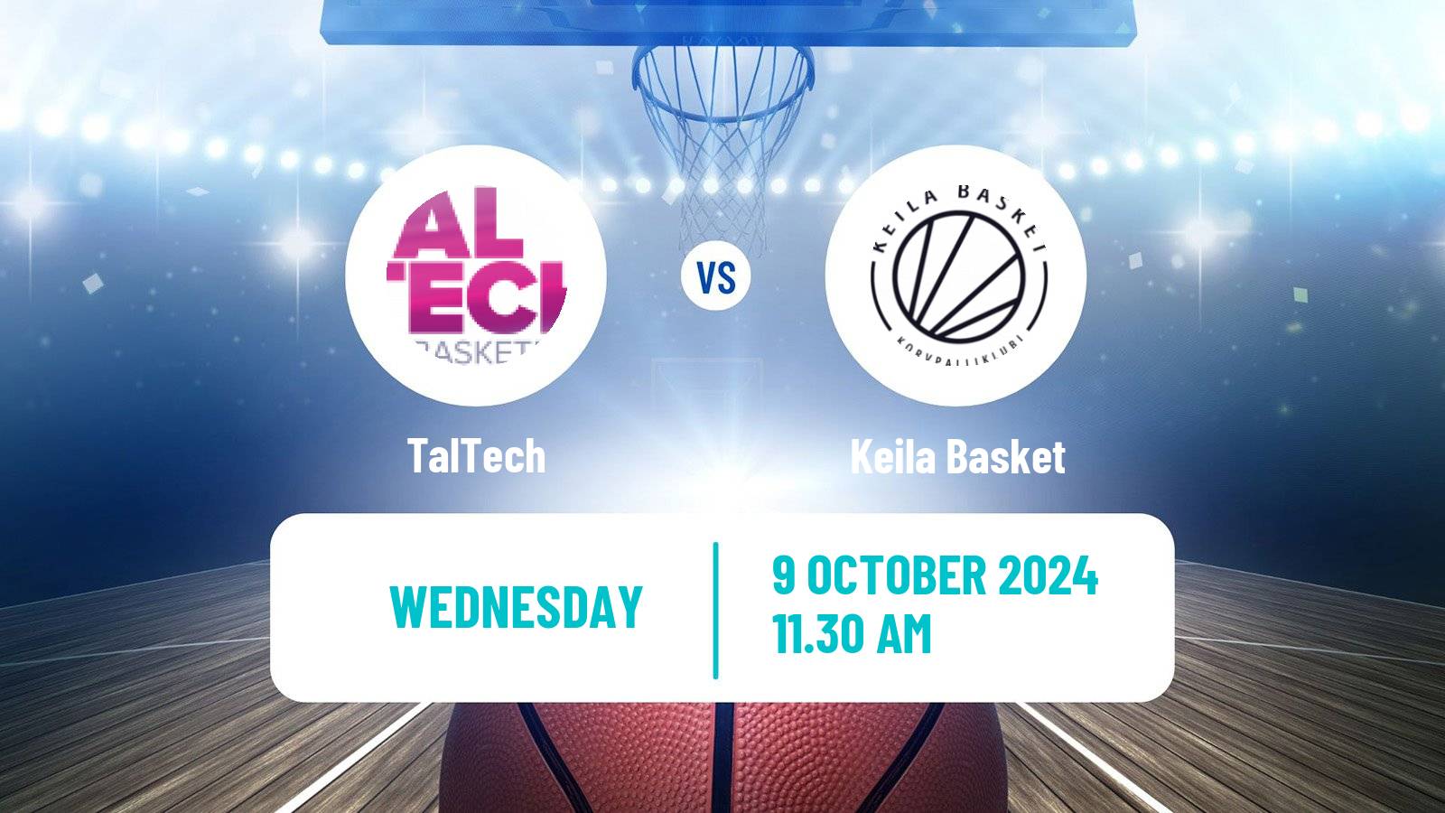 Basketball Estonian–Latvian Basketball League TalTech - Keila Basket