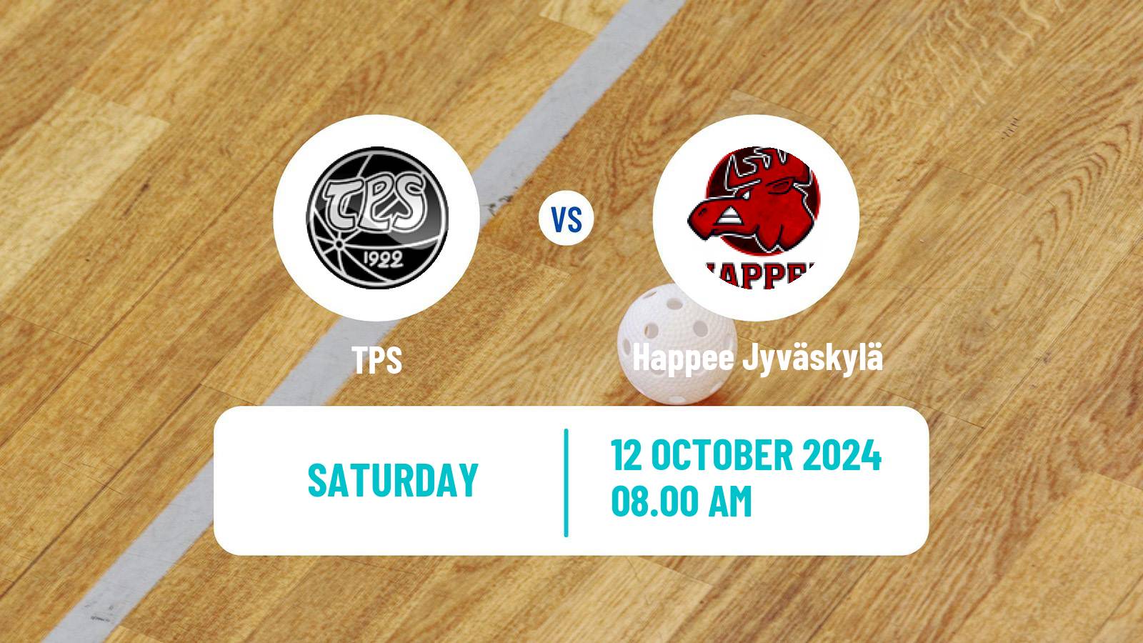 Floorball Finnish F-Liiga TPS - Happee Jyväskylä