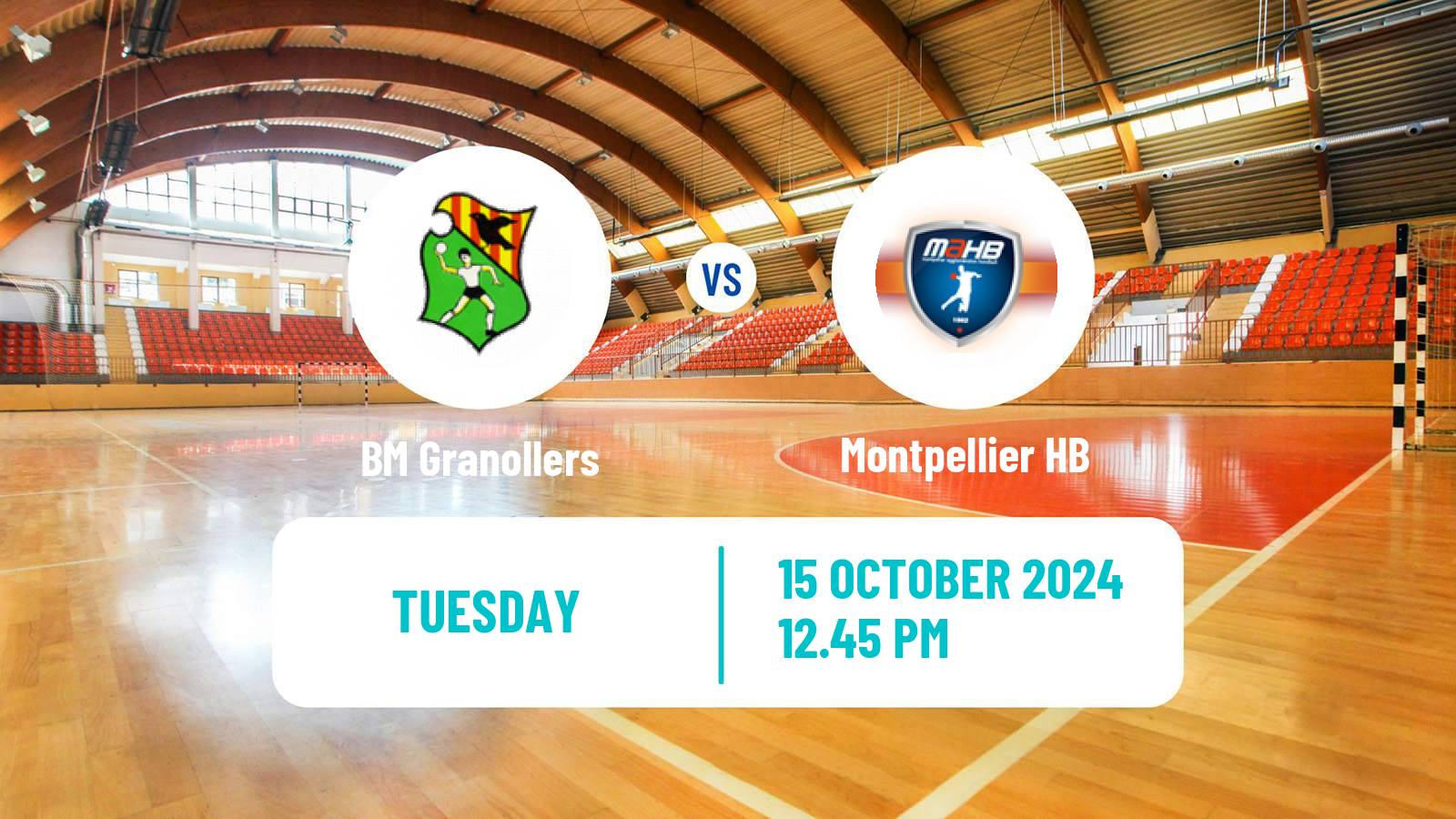 Handball EHF European League BM Granollers - Montpellier HB