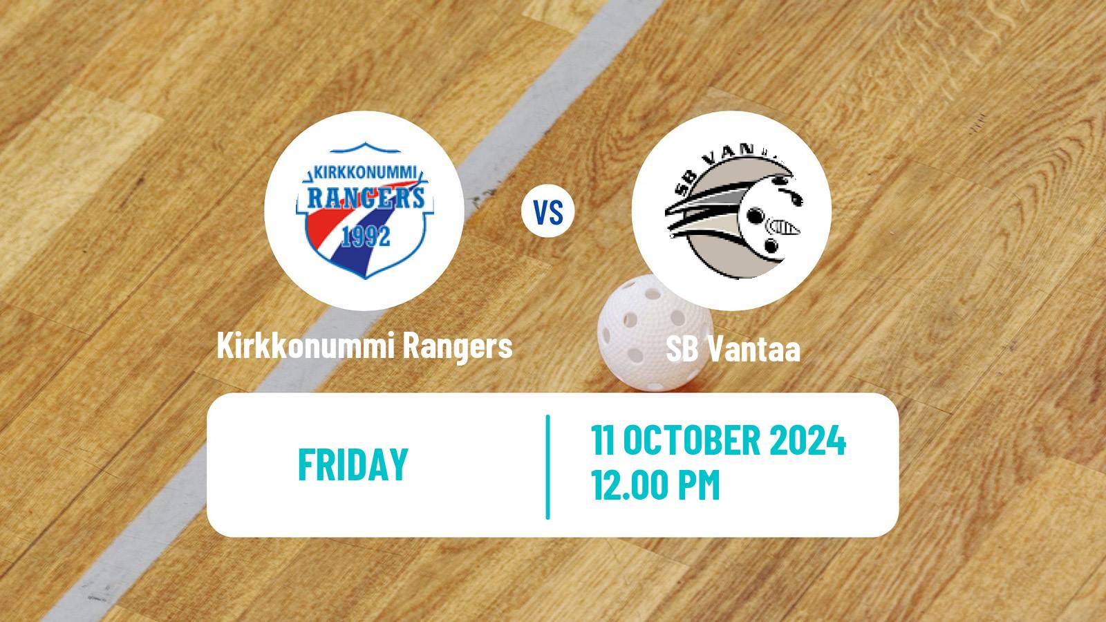 Floorball Finnish Divari Kirkkonummi Rangers - SB Vantaa