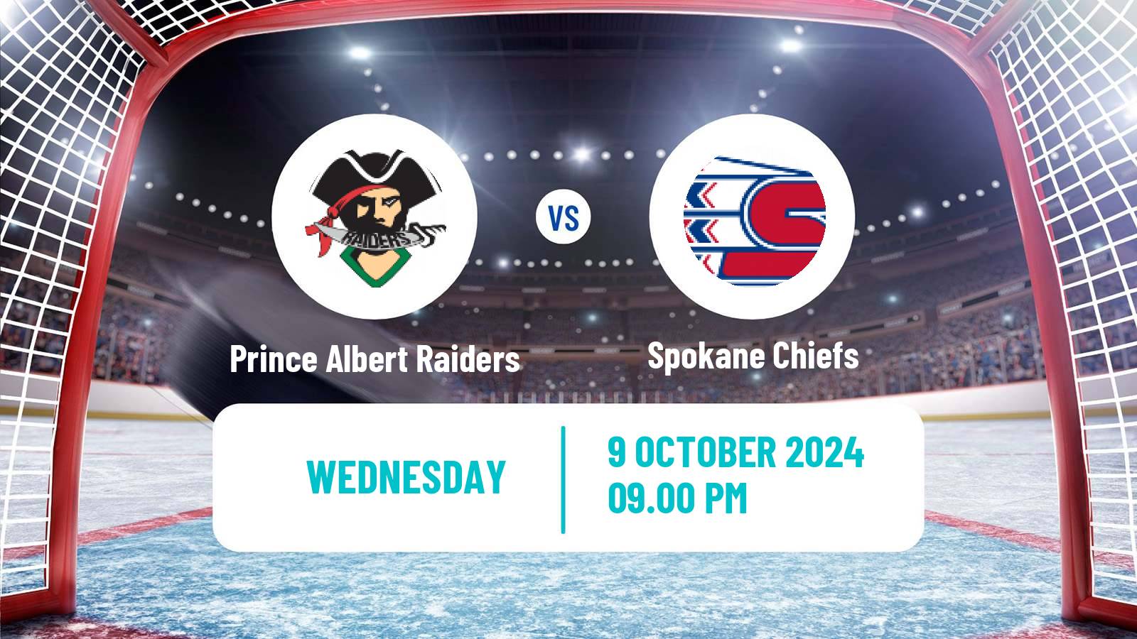 Hockey WHL Prince Albert Raiders - Spokane Chiefs