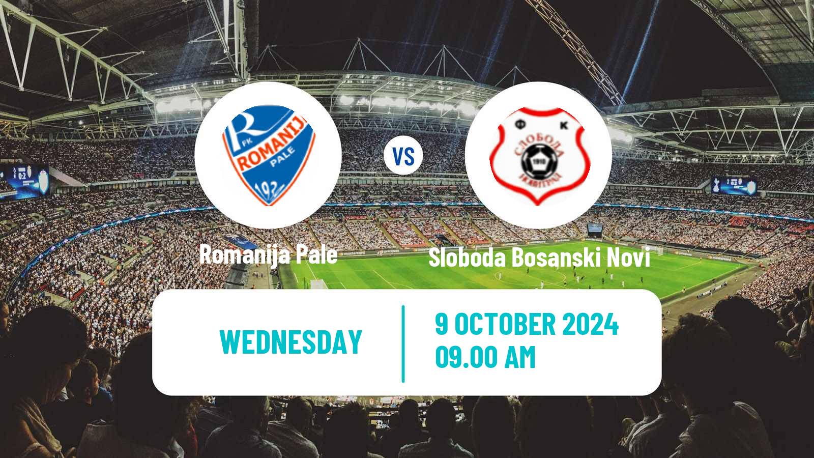 Soccer Bosnian Prva Liga RS Romanija Pale - Sloboda Bosanski Novi