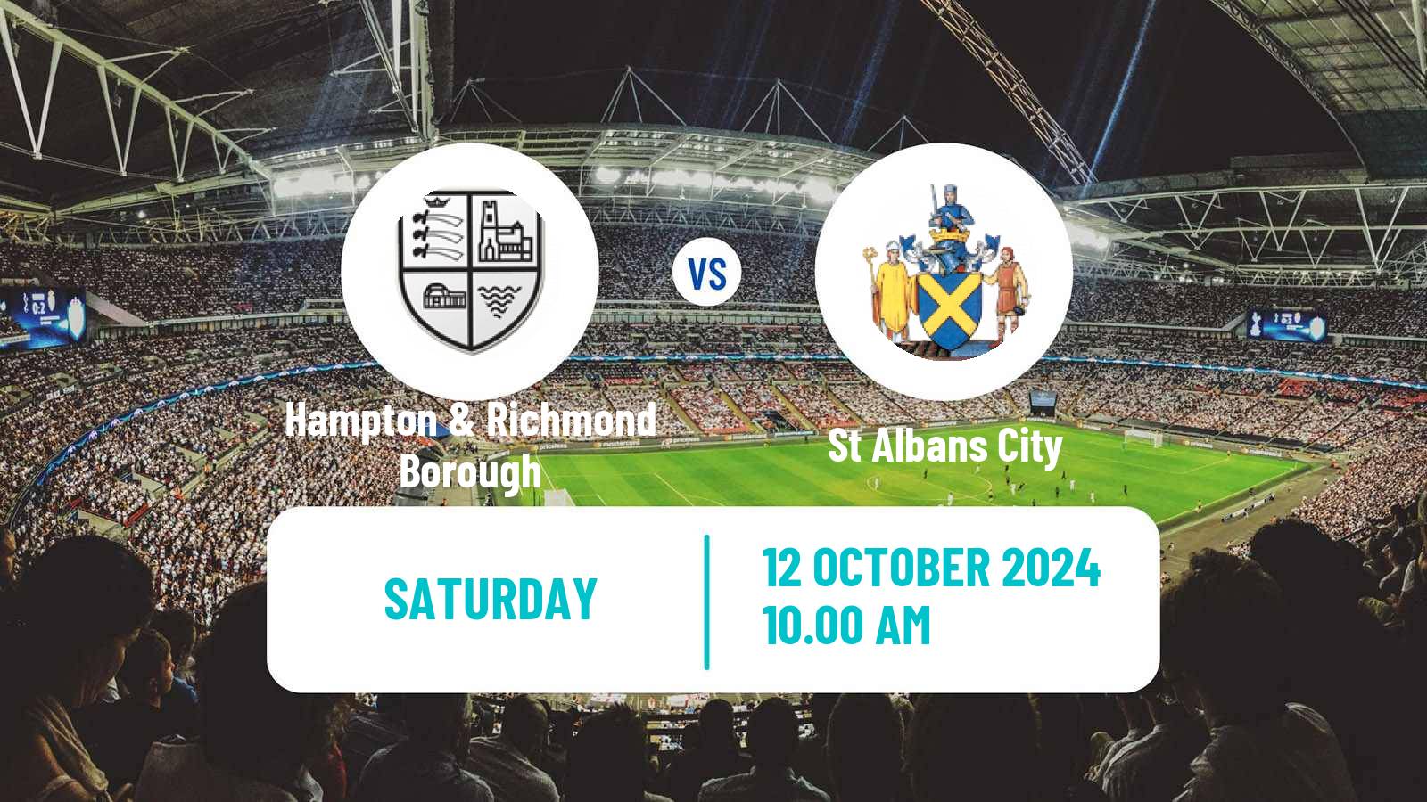 Soccer English National League South Hampton & Richmond Borough - St Albans City