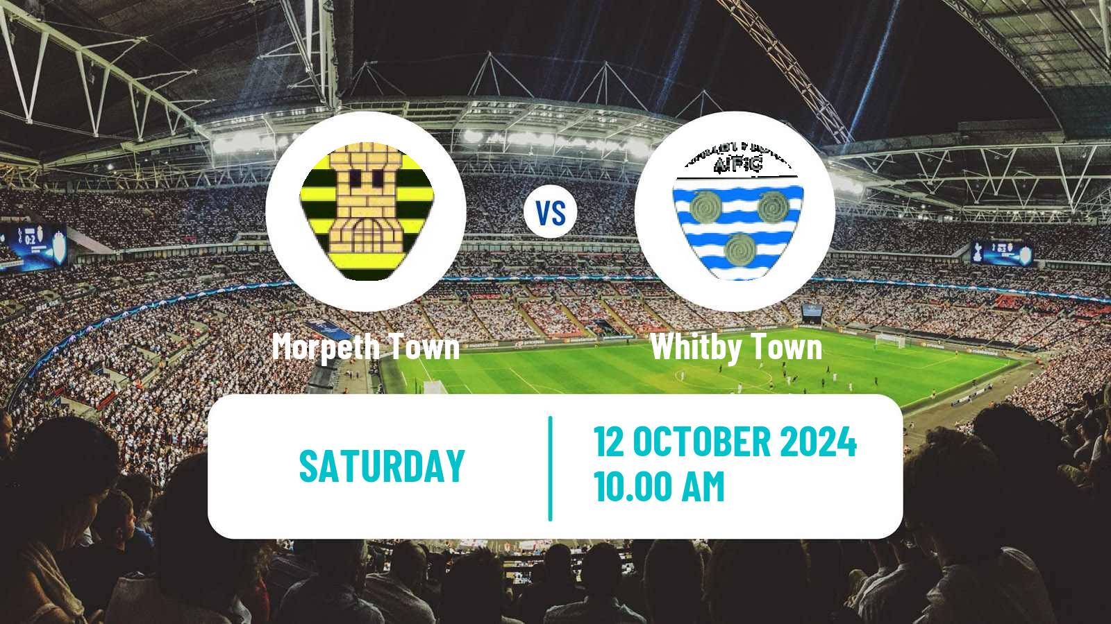 Soccer English NPL Premier Division Morpeth Town - Whitby Town