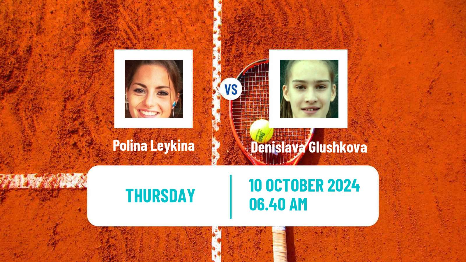 Tennis ITF W15 Heraklion 4 Women Polina Leykina - Denislava Glushkova