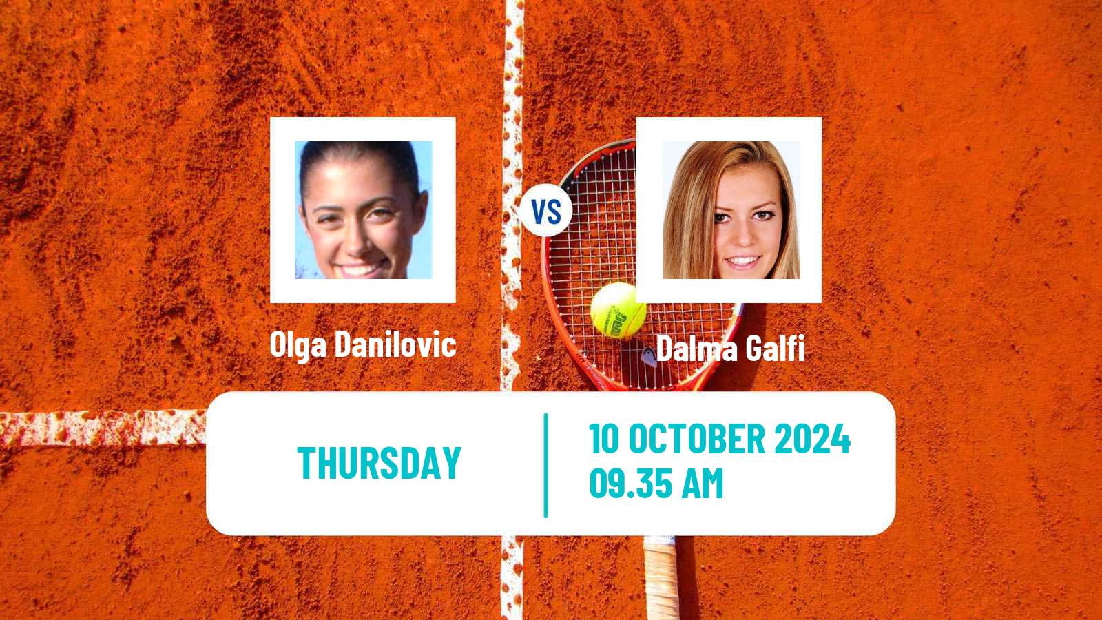 Tennis ITF W100 Cornella De Llobregat Women Olga Danilovic - Dalma Galfi