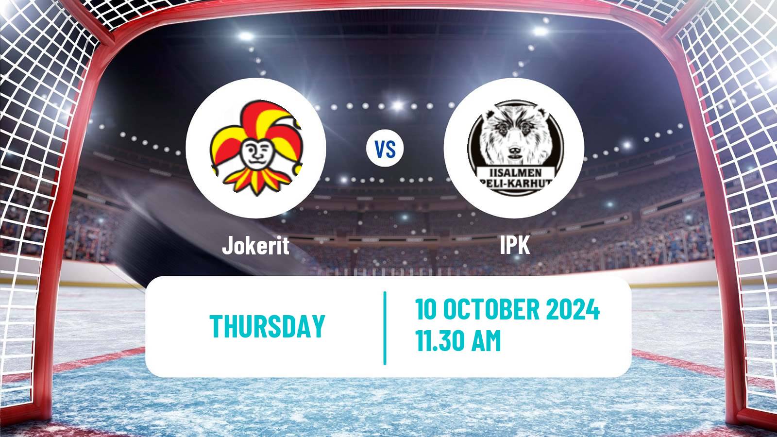 Hockey Finnish Mestis Jokerit - IPK