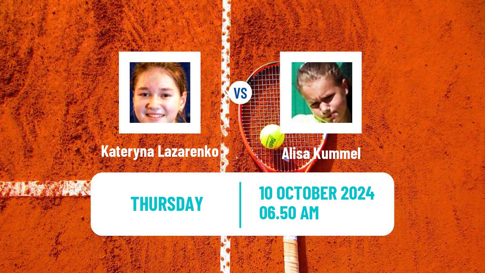 Tennis ITF W15 Sharm Elsheikh 13 Women Kateryna Lazarenko - Alisa Kummel