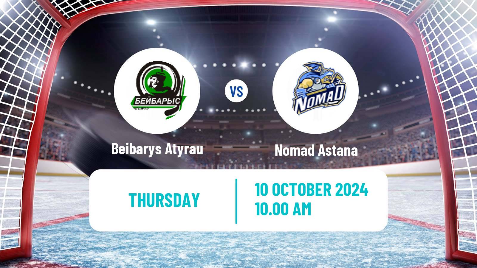 Hockey Kazakh Ice Hockey Championship Beibarys Atyrau - Nomad