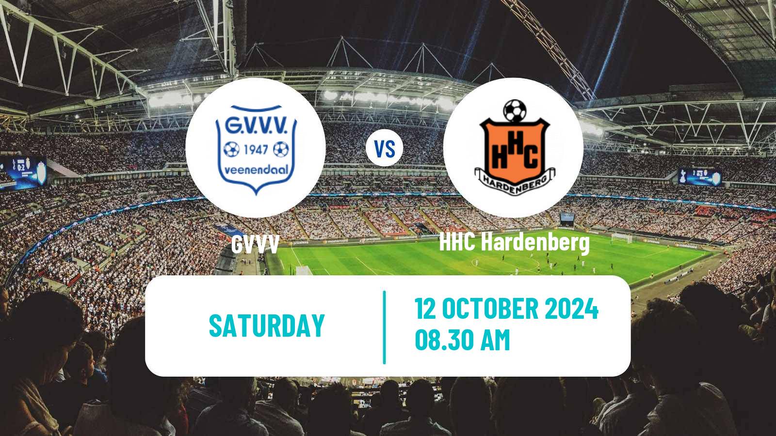 Soccer Dutch Tweede Divisie GVVV - HHC Hardenberg