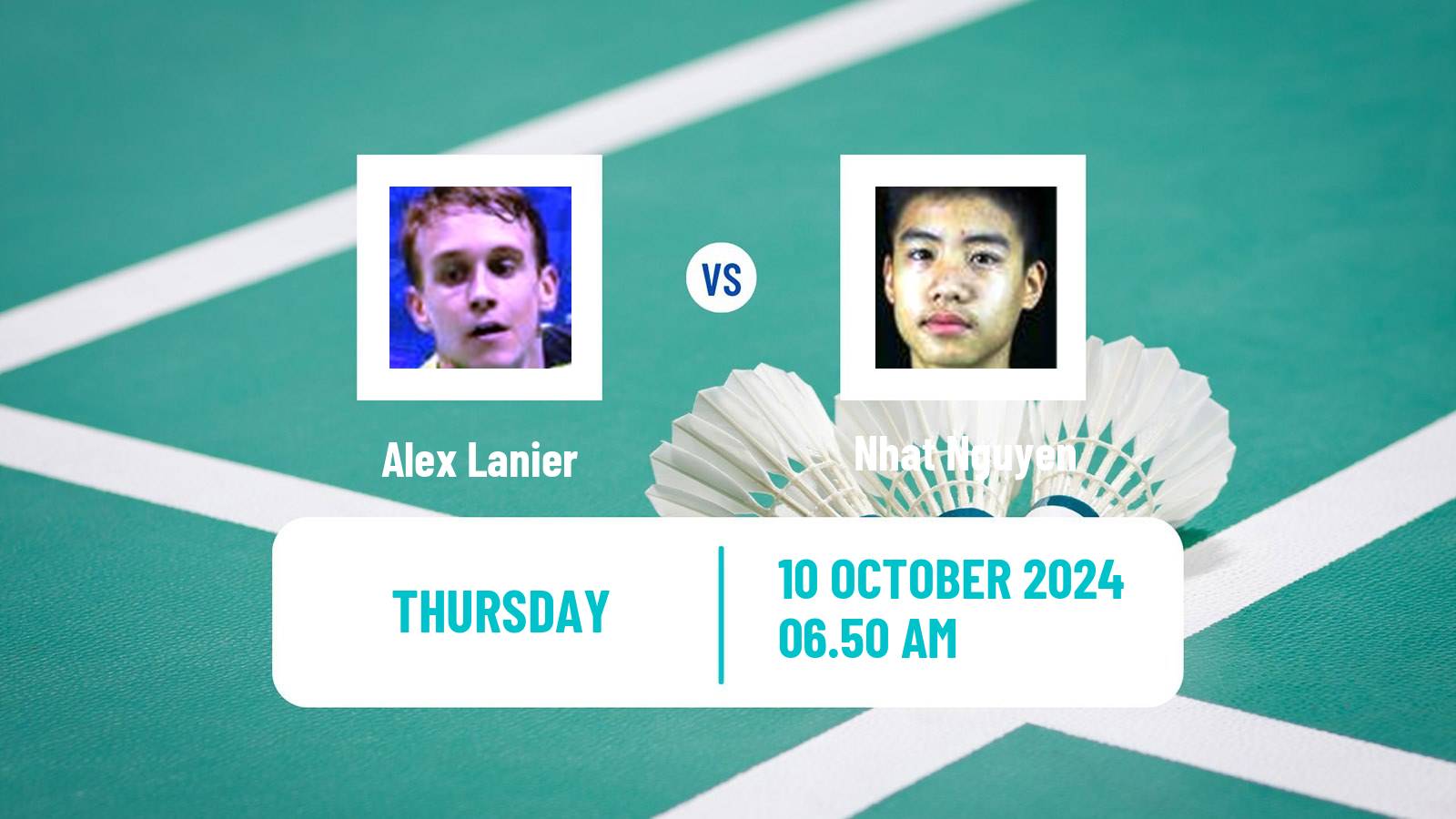 Badminton BWF World Tour Arctic Open Men Alex Lanier - Nhat Nguyen