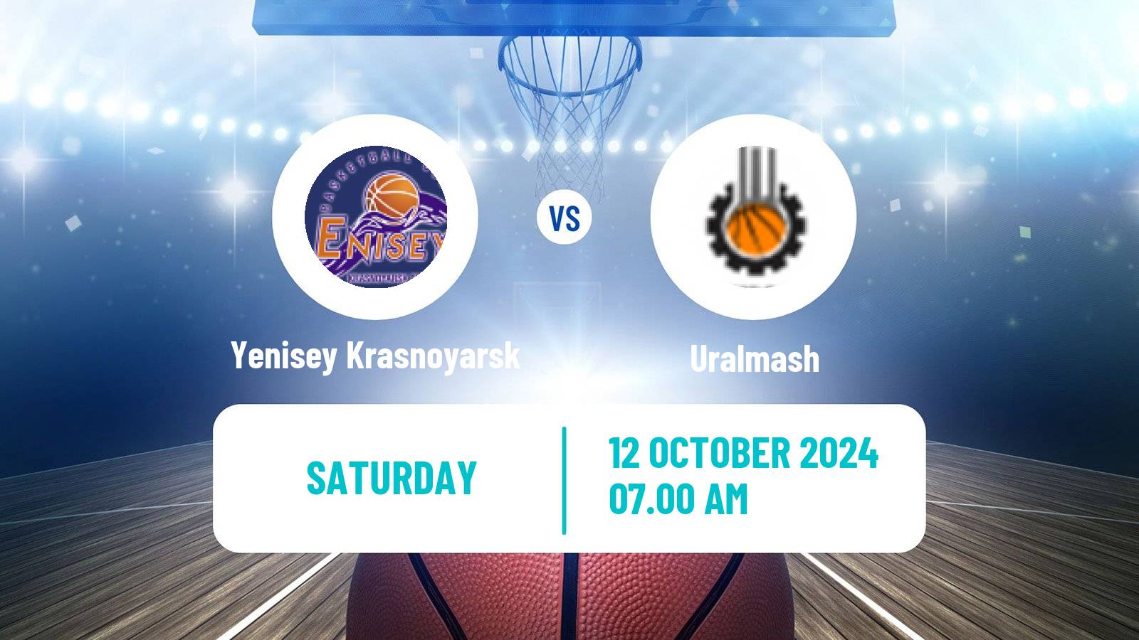 Basketball VTB United League Yenisey Krasnoyarsk - Uralmash