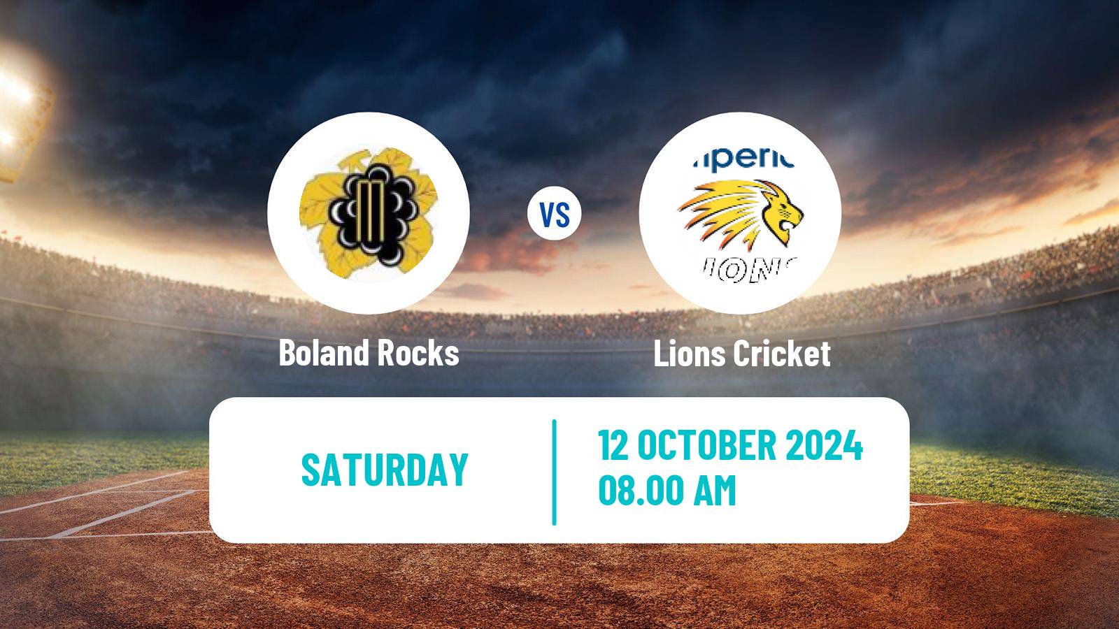 Cricket CSA T20 Challenge Boland Rocks - Lions Cricket