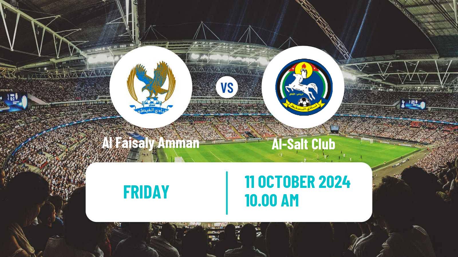 Soccer Jordan Shield Cup Al Faisaly Amman - Al-Salt