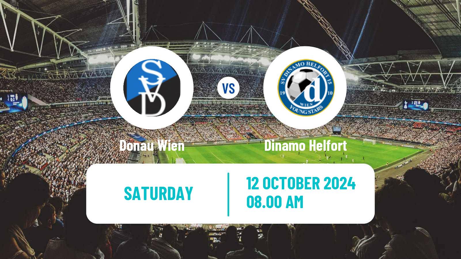 Soccer Austrian Landesliga Wien Donau Wien - Dinamo Helfort