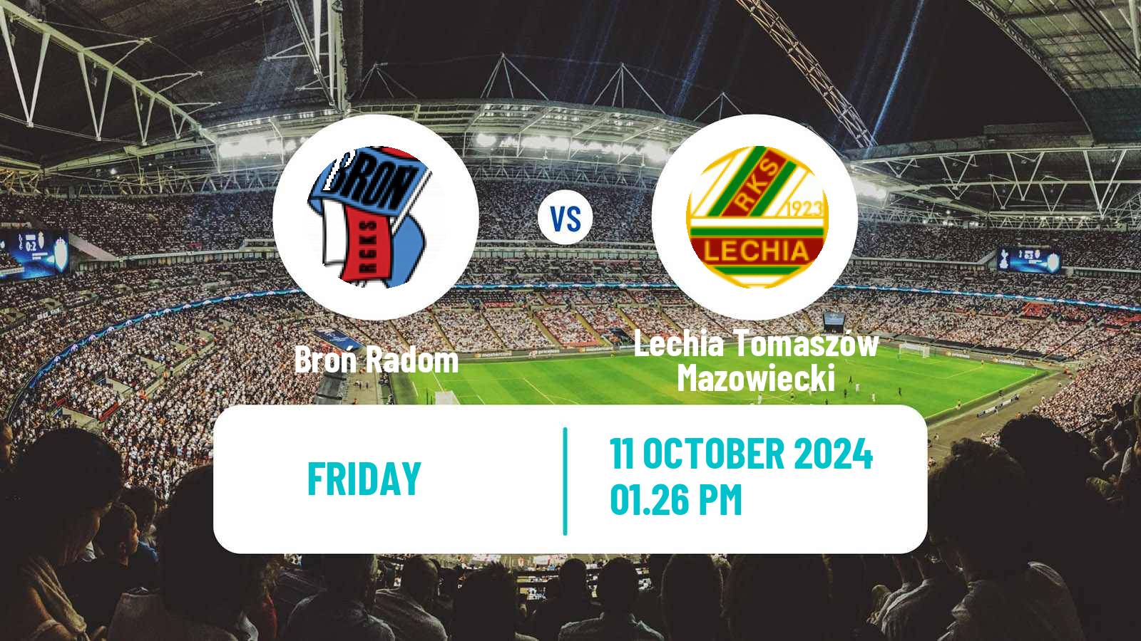 Soccer Polish Division 3 - Group I Broń Radom - Lechia Tomaszów Mazowiecki