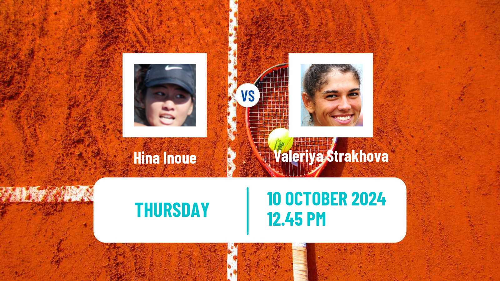 Tennis ITF W75 Edmond Women Hina Inoue - Valeriya Strakhova