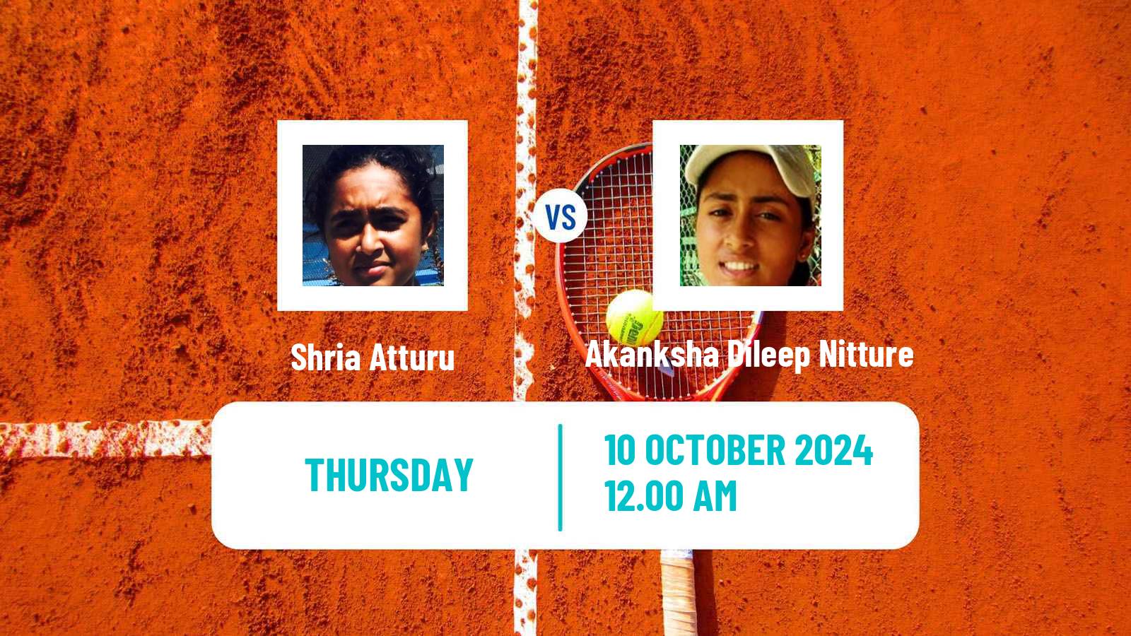 Tennis ITF W15 Mysuru Women Shria Atturu - Akanksha Dileep Nitture