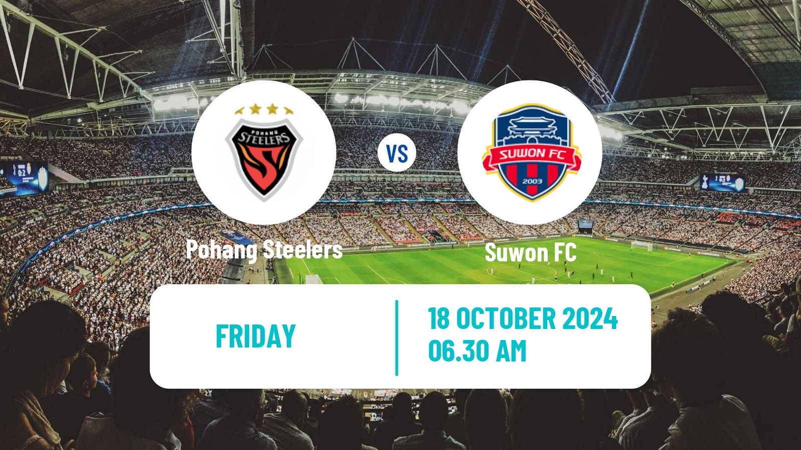 Soccer South Korean K-League 1 Pohang Steelers - Suwon