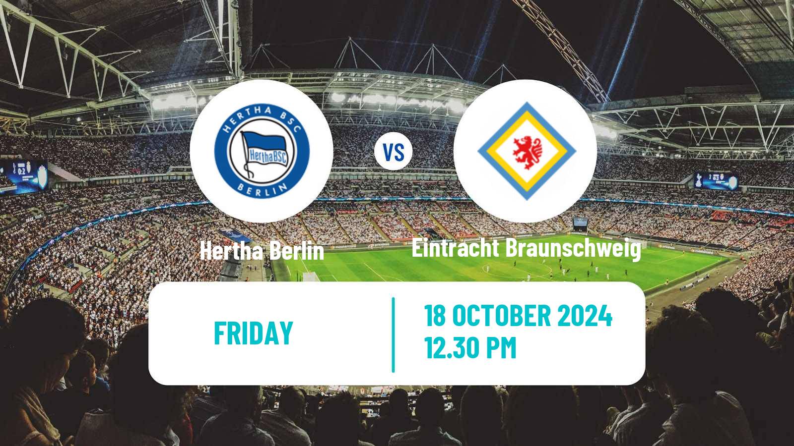 Soccer German 2 Bundesliga Hertha Berlin - Eintracht Braunschweig