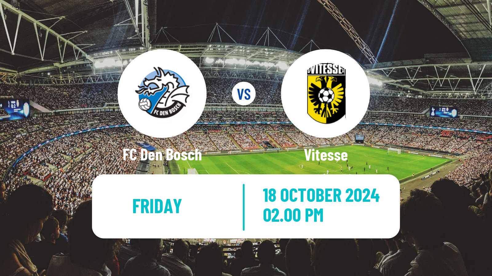 Soccer Dutch Eerste Divisie Den Bosch - Vitesse