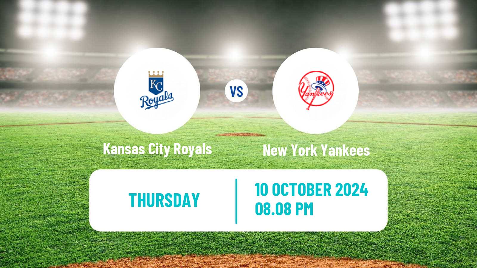 Baseball MLB Kansas City Royals - New York Yankees