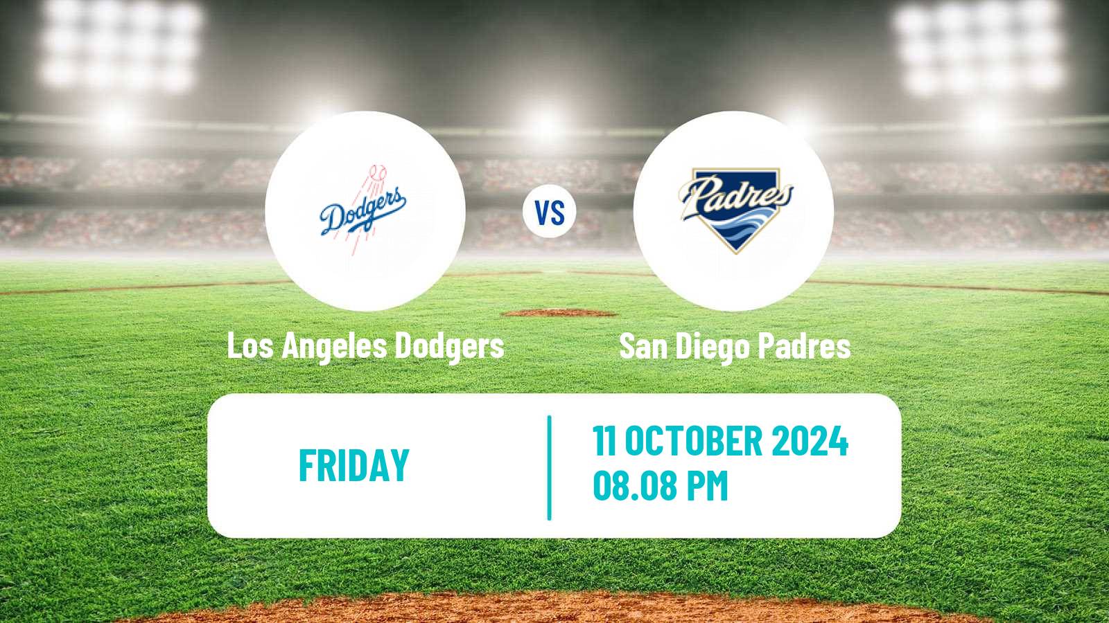 Baseball MLB Los Angeles Dodgers - San Diego Padres