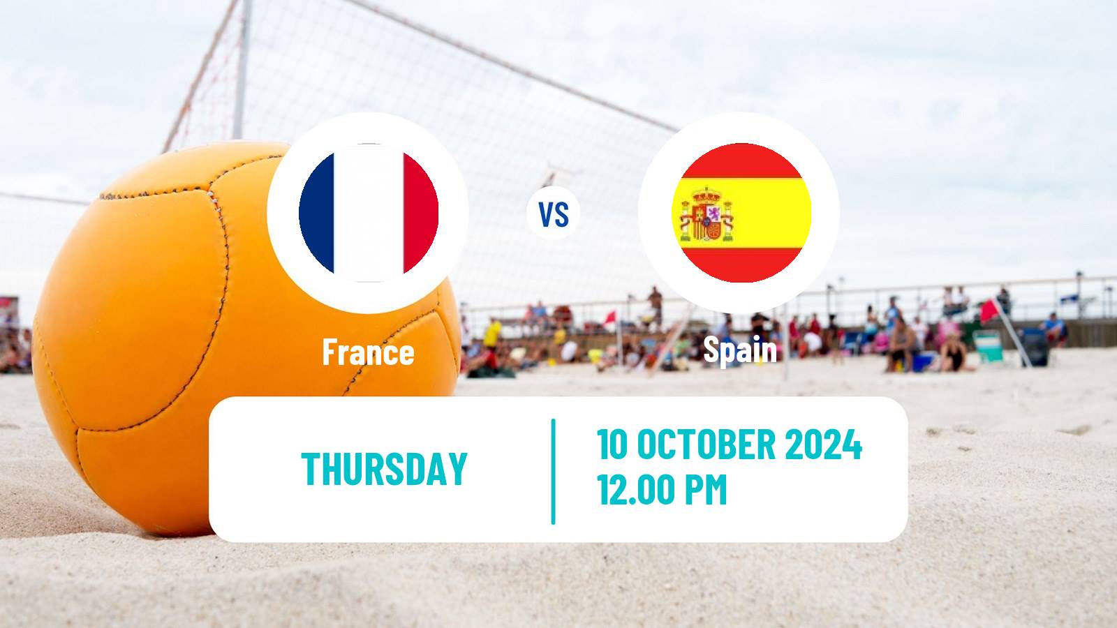 Beach soccer World Cup France - Spain