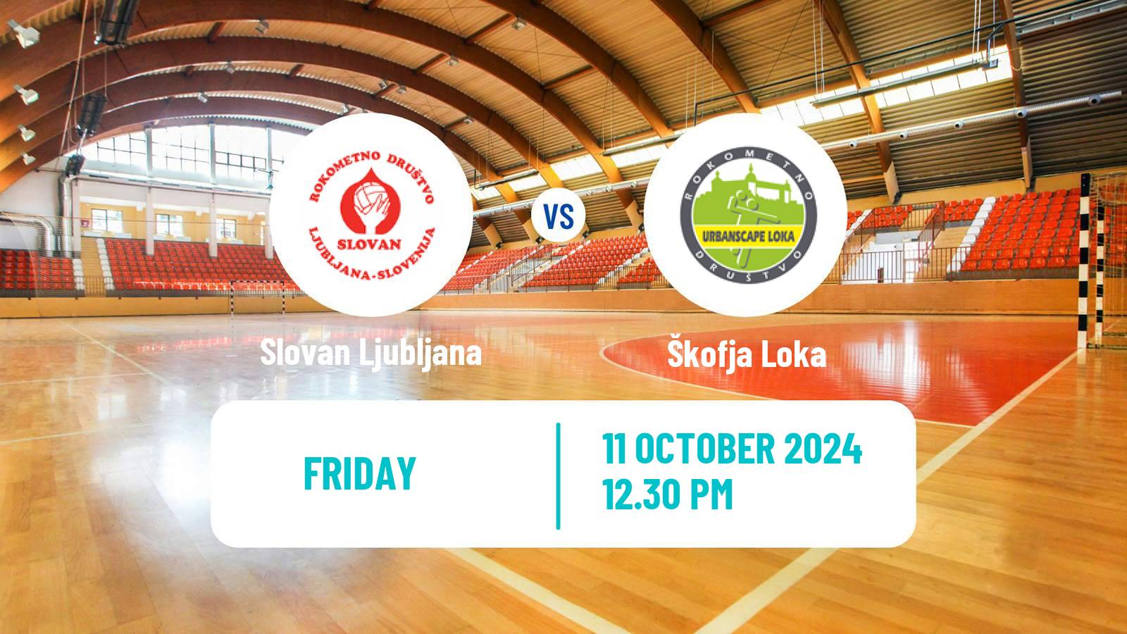 Handball Slovenian 1 NLB Liga Handball Slovan Ljubljana - Škofja Loka