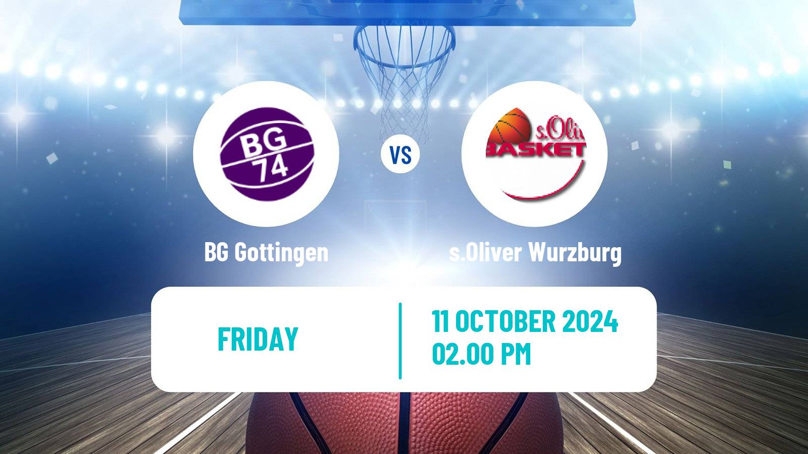 Basketball German Cup Basketball BG Göttingen - s.Oliver Wurzburg