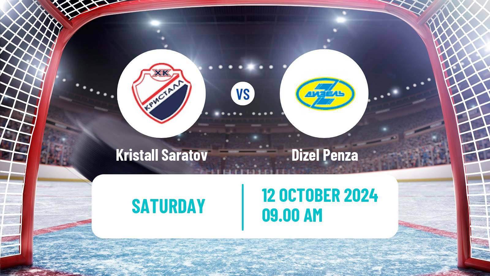 Hockey VHL Kristall Saratov - Dizel Penza