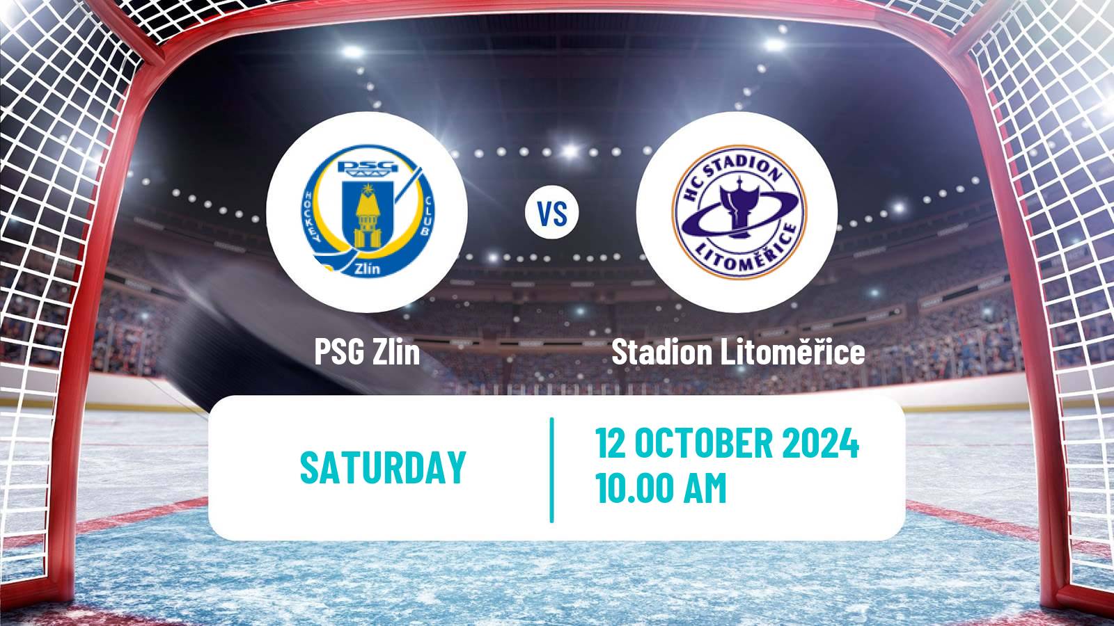 Hockey Czech Chance Liga PSG Zlín - Stadion Litoměřice