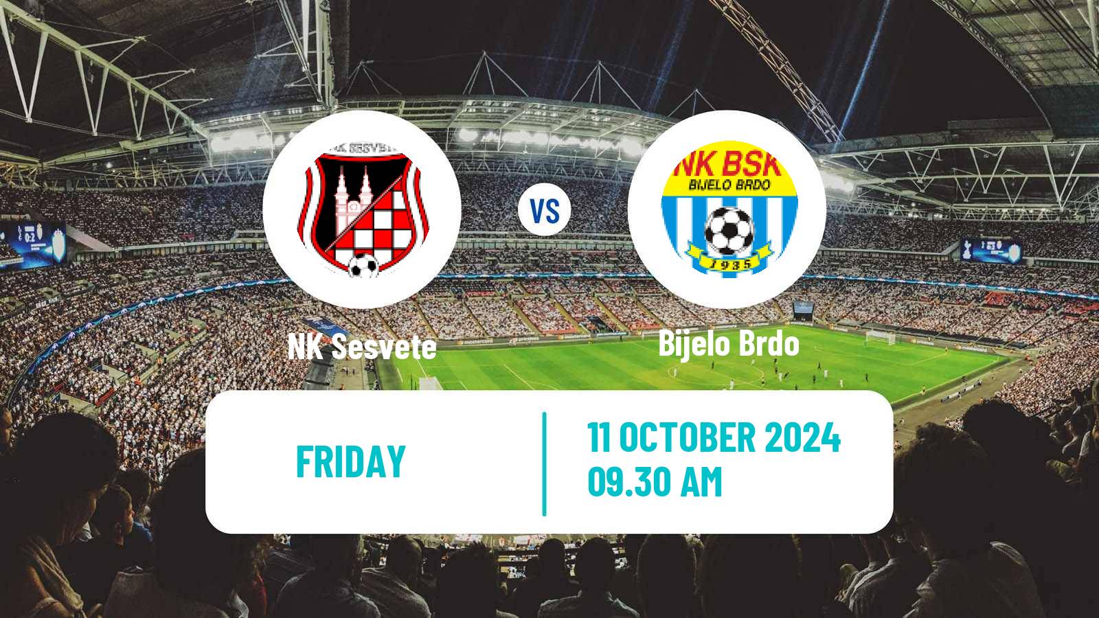 Soccer Croatian Prva NL Sesvete - Bijelo Brdo