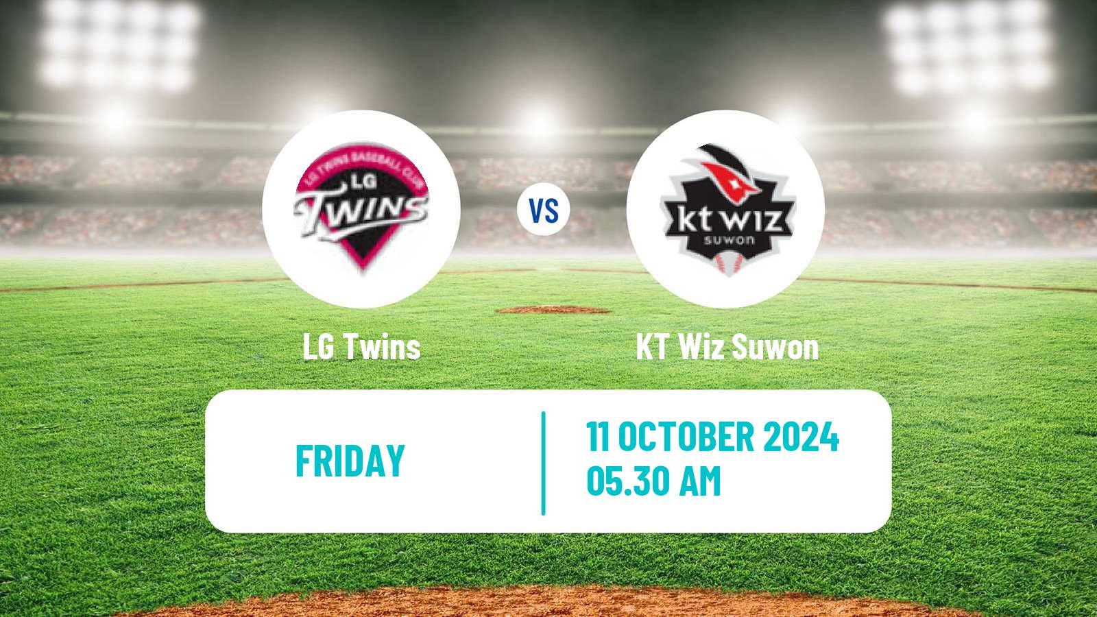 Baseball KBO LG Twins - KT Wiz Suwon