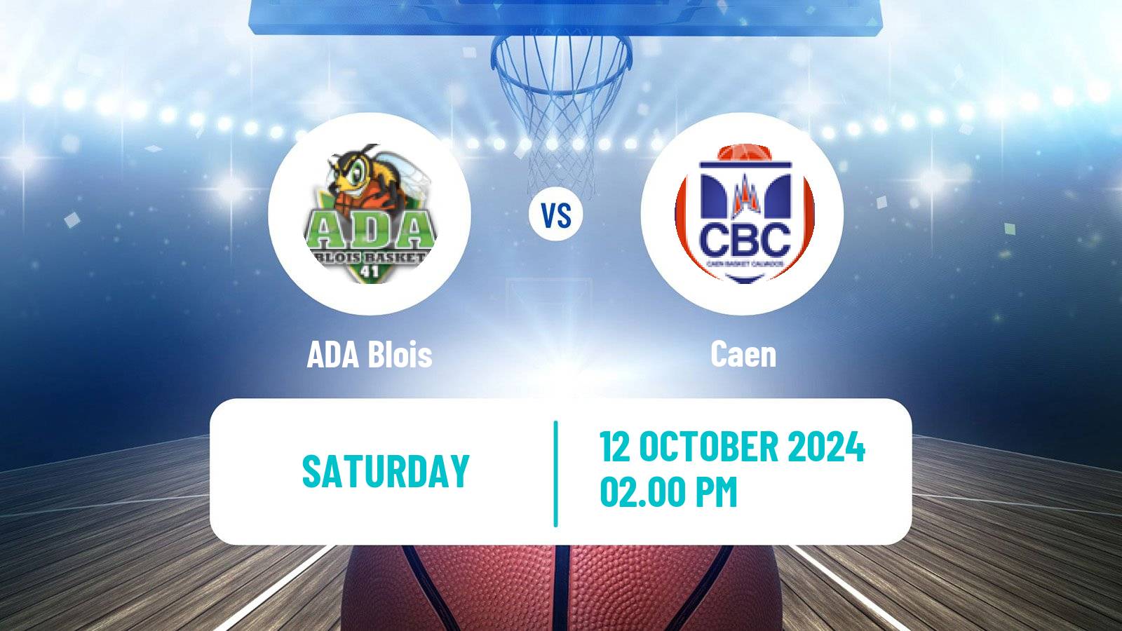 Basketball French LNB Pro B ADA Blois - Caen