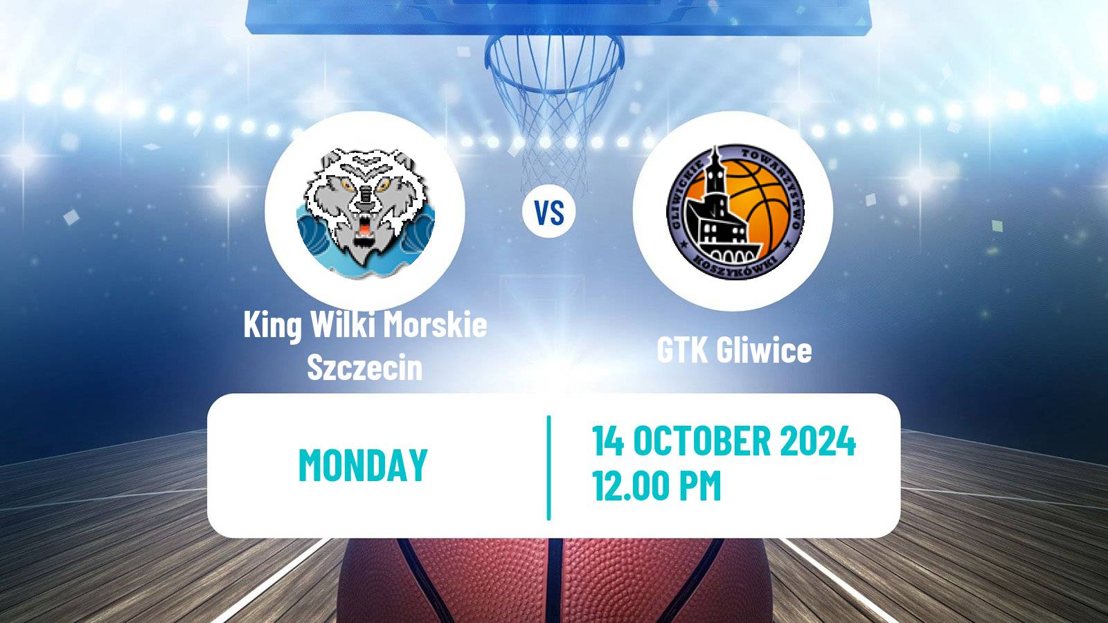 Basketball Polish Basket Liga King Wilki Morskie Szczecin - GTK Gliwice