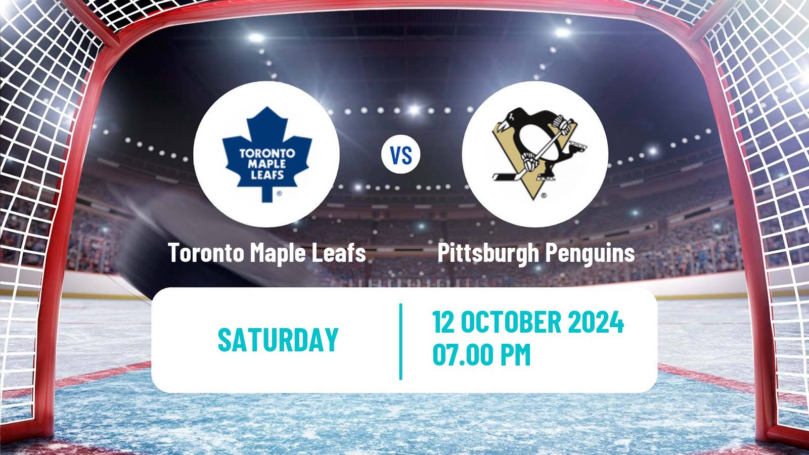 Hockey NHL Toronto Maple Leafs - Pittsburgh Penguins