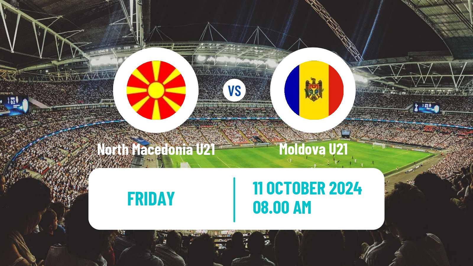 Soccer UEFA Euro U21 North Macedonia U21 - Moldova U21