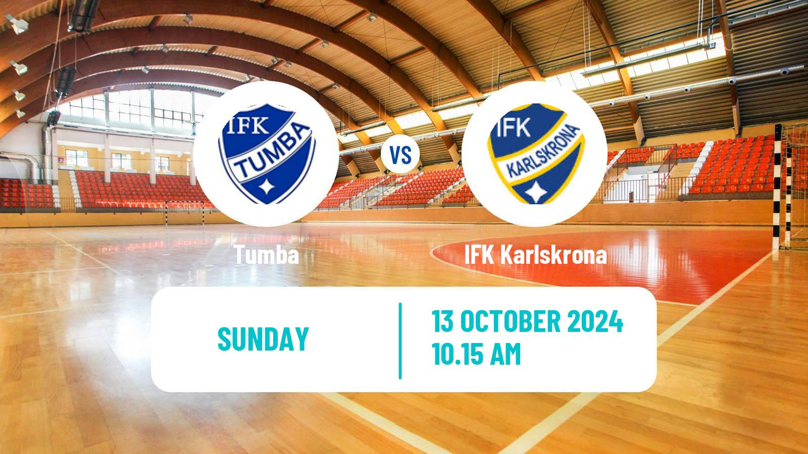 Handball Swedish Allsvenskan Handball Tumba - IFK Karlskrona