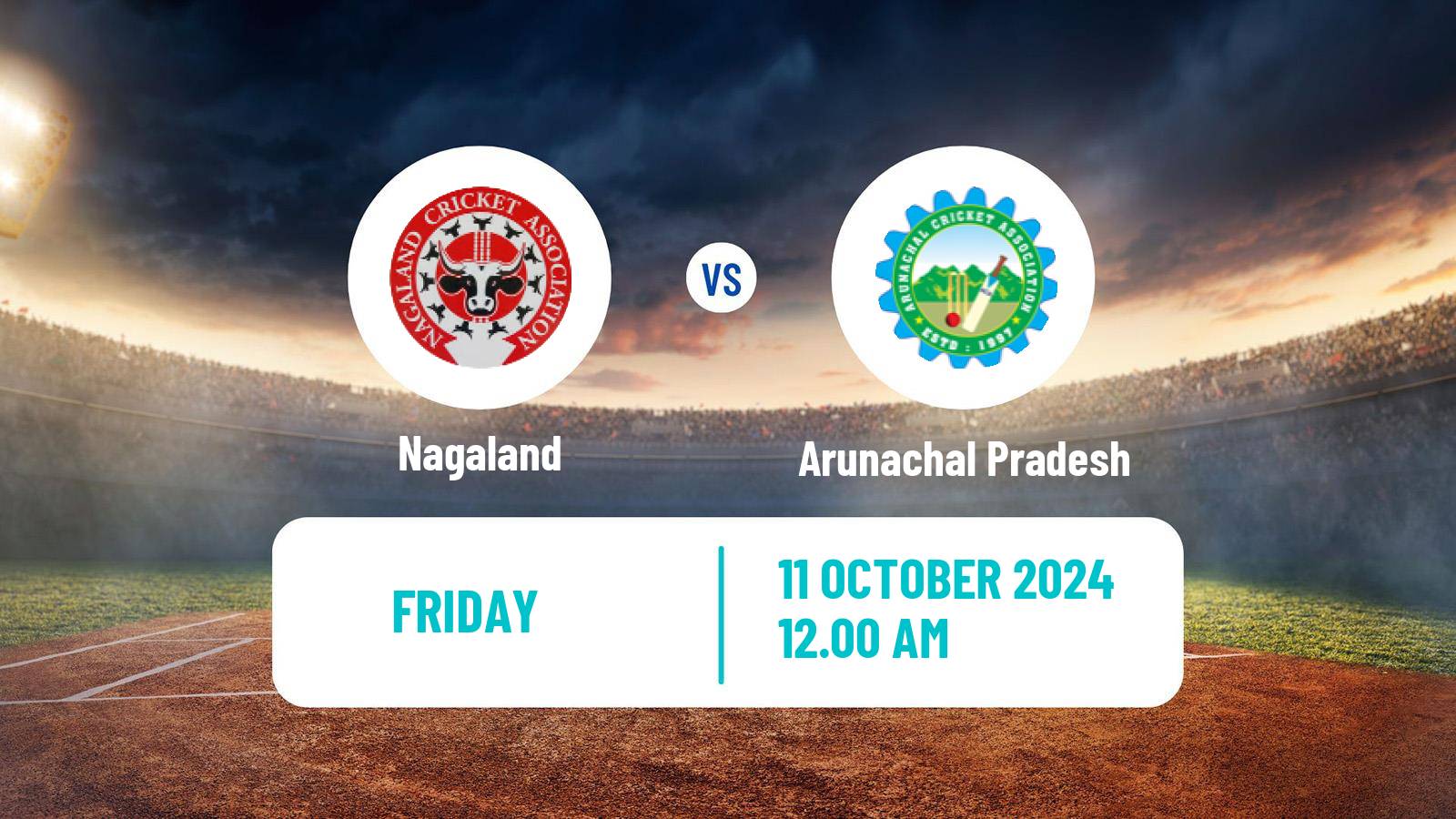 Cricket Ranji Trophy Nagaland - Arunachal Pradesh