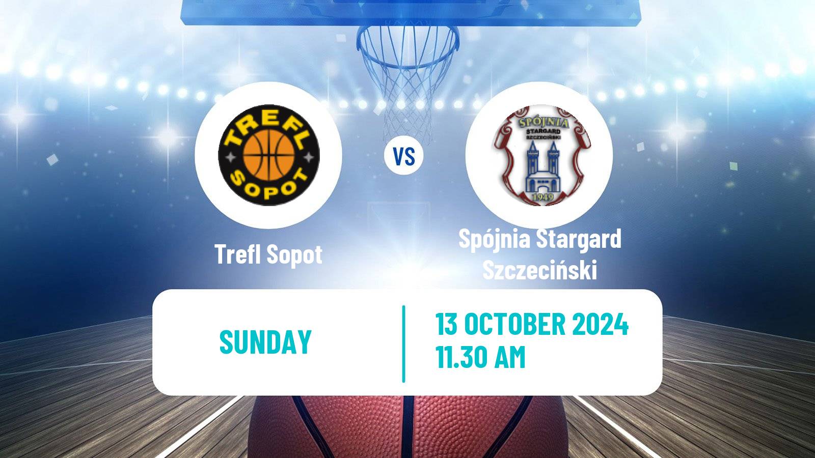 Basketball Polish Basket Liga Trefl Sopot - Spójnia Stargard Szczeciński